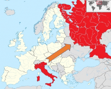 NEUE MÖGLICHKEITEN. VON ITALIEN NACH RUSSLAND!